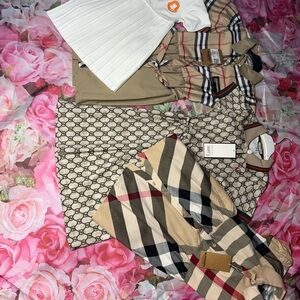 Gucci Kids Formal Dresses - White, Tan, Black